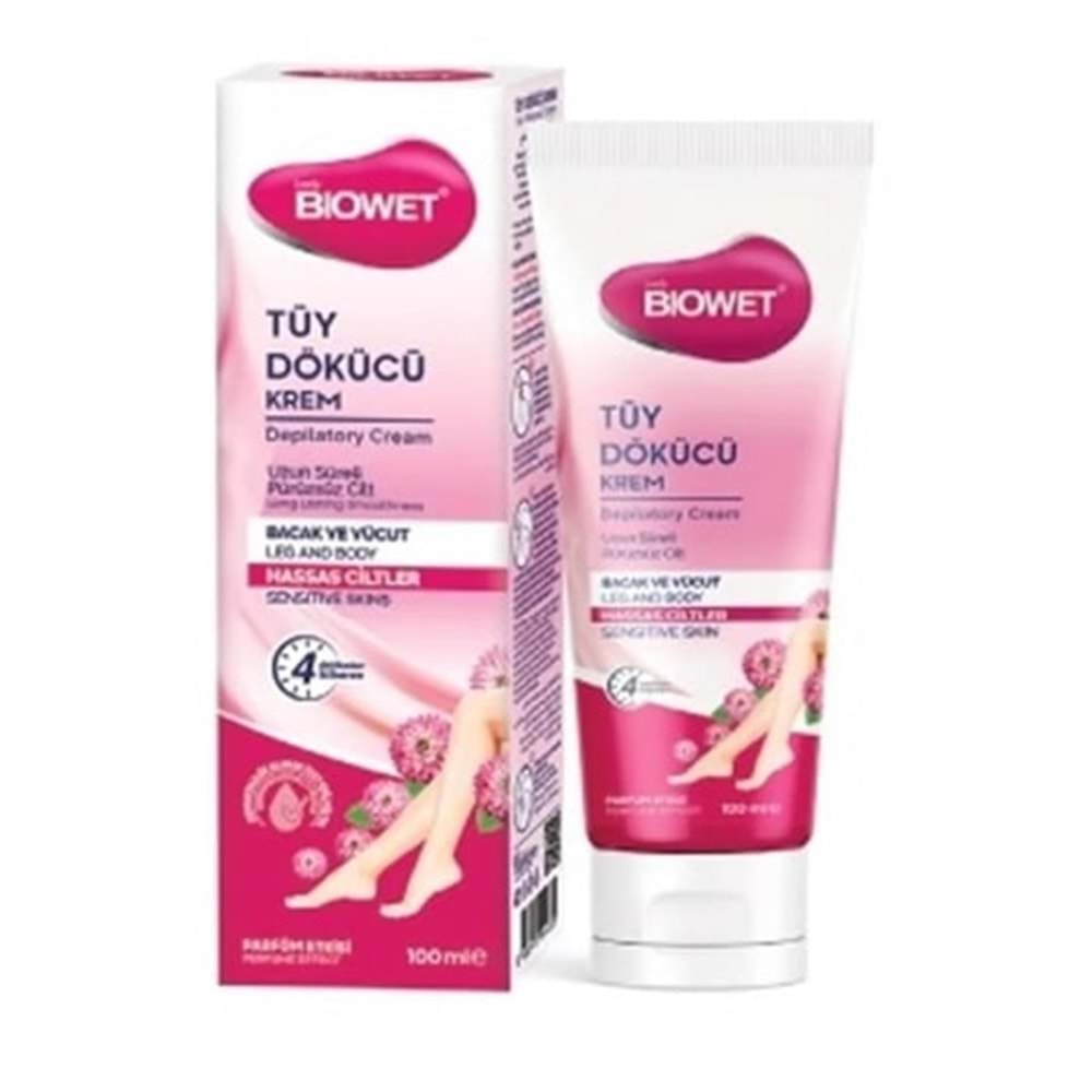 Biowet Tüy Dökücü Krem Hassas Ciltler Women 100 ml 12*