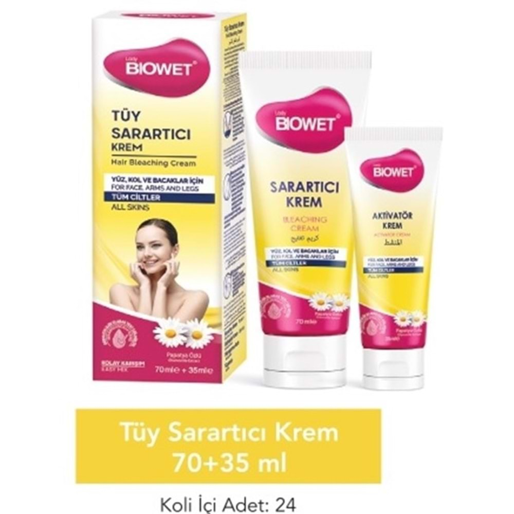 Biowet Tüy Sarartıcı Krem