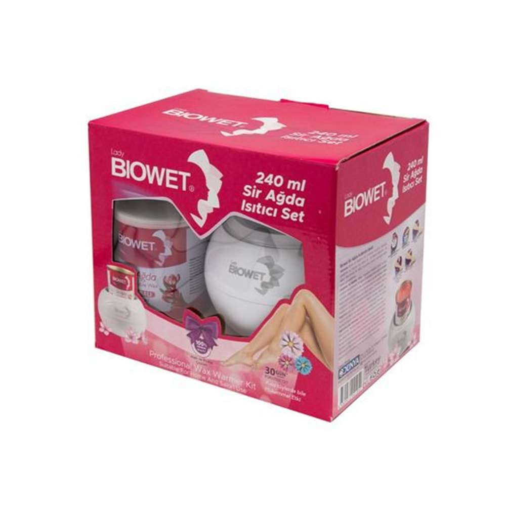 Biowet 240 Ml Konserve Ağda Isıtıcı Set