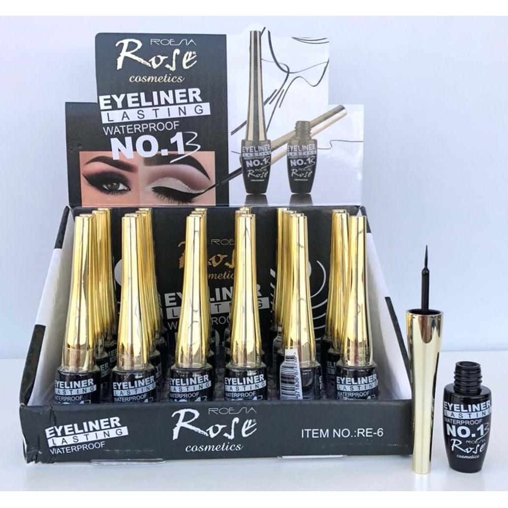 Rose Kıl Uçlu Sarı Eyeliner Re-6 24*