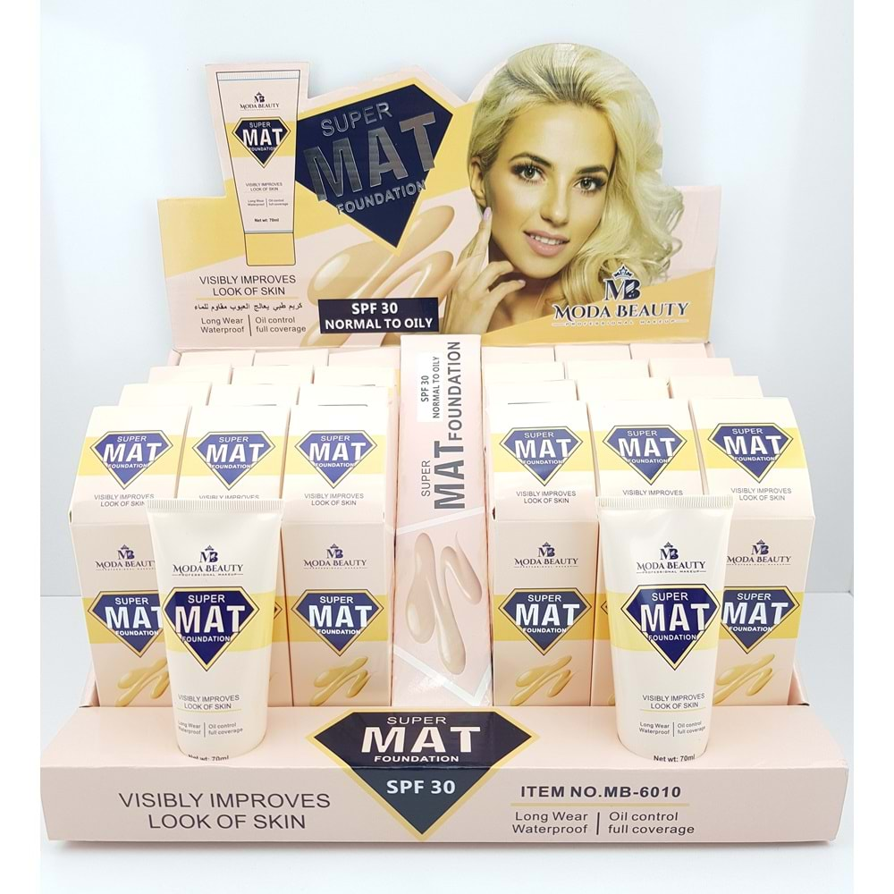 Moda Beauty Super Mat Fondoten 24*