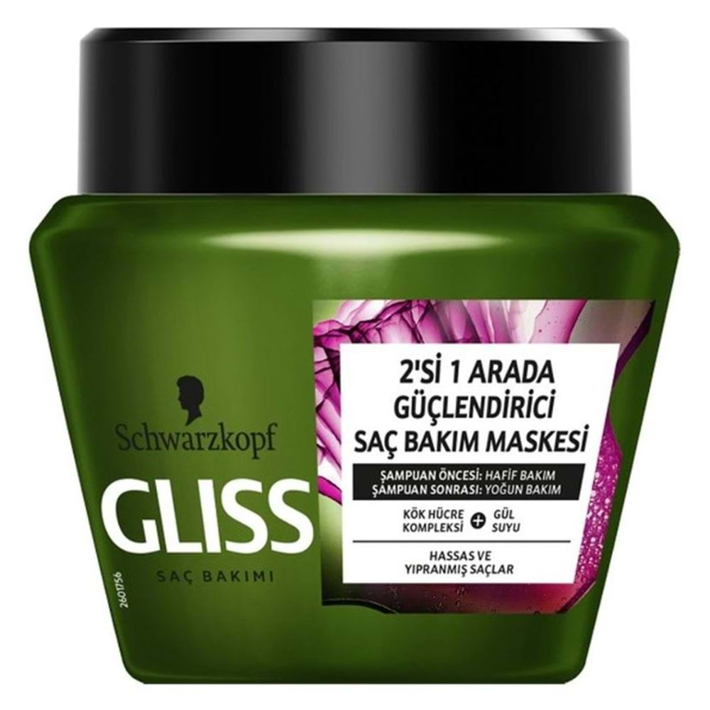 Gliss Saç Bakım Maskesi Güçlendirici 300 Ml