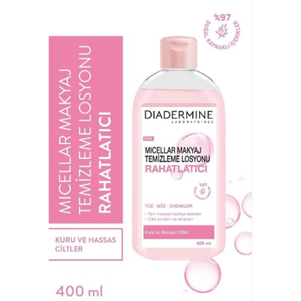 Diadermine Micealar Makyaj Temizleme Losyonu Rahatlatıcı 400ml