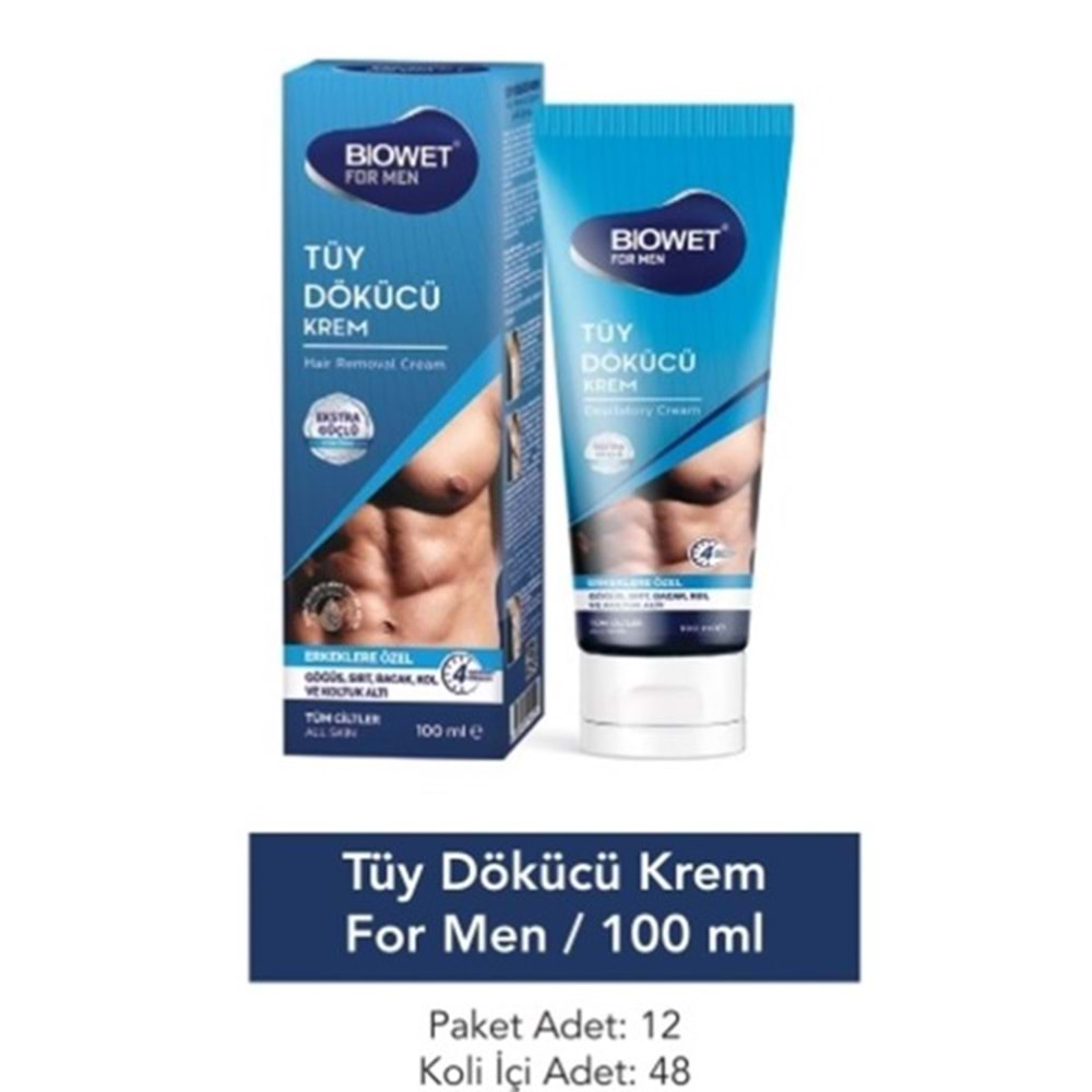 Biowet Tüy Dökücü Krem Formen 100 Ml