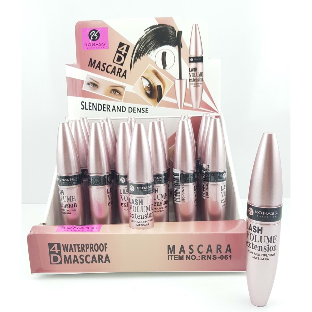 Ronassi 4d Lash Volume Extension Mascara Rns-061 24*