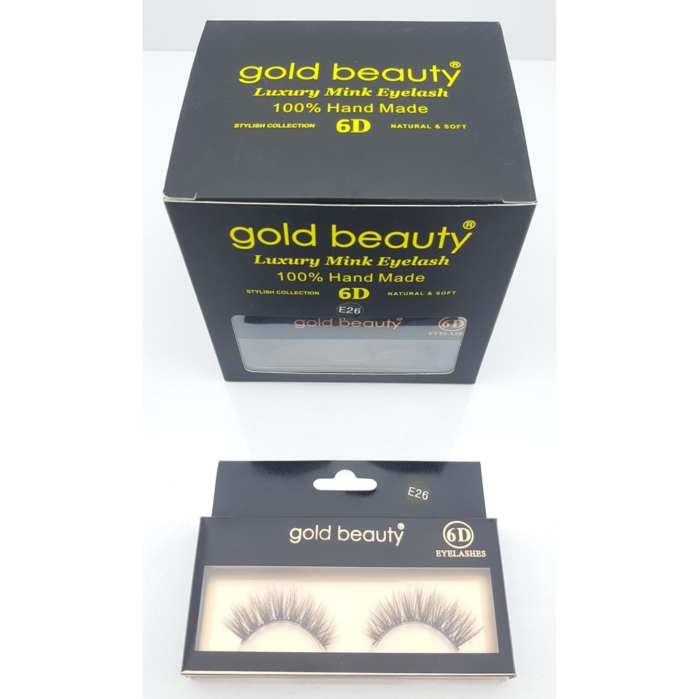 Gold Beauty 4D-6D Takma Kirpik 12*