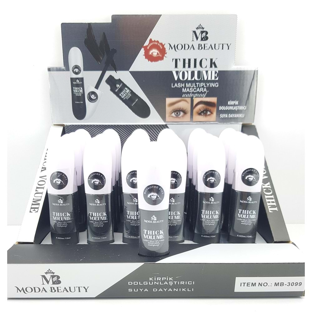 Moda Beauty Thick Volume Mascara Suya Dayanıklı 24*