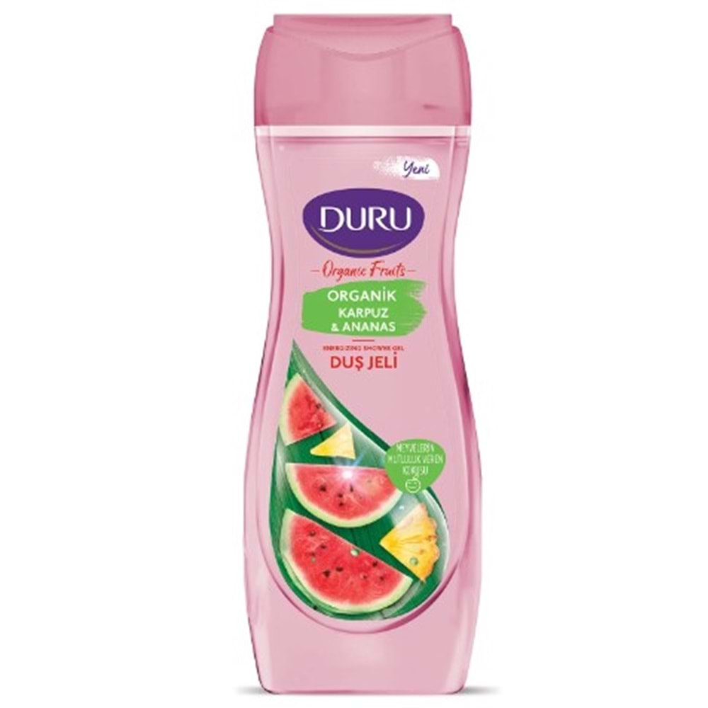 Duru Duş Jeli 450 Ml Organik Karpuz&Ananas