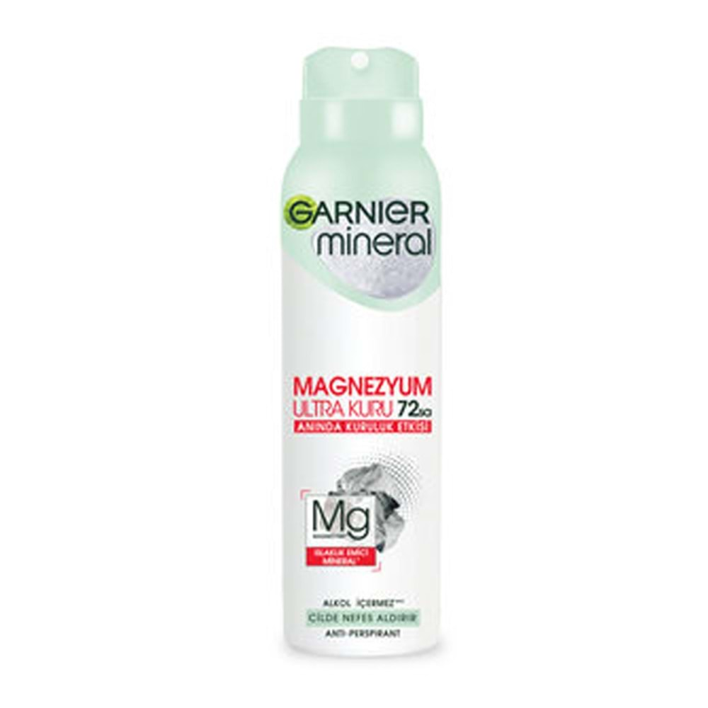 Garnier Mineral Deodorant Magnezyum Ultra Kuru 150 Ml