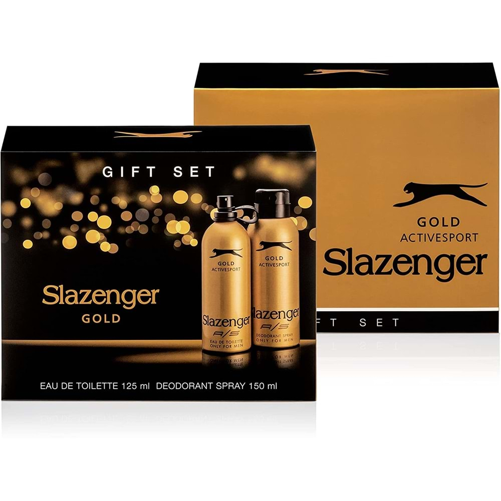 Slazenger Erkek Parfüm Set 125 Ml Edt+150 Ml Deodorant Gold