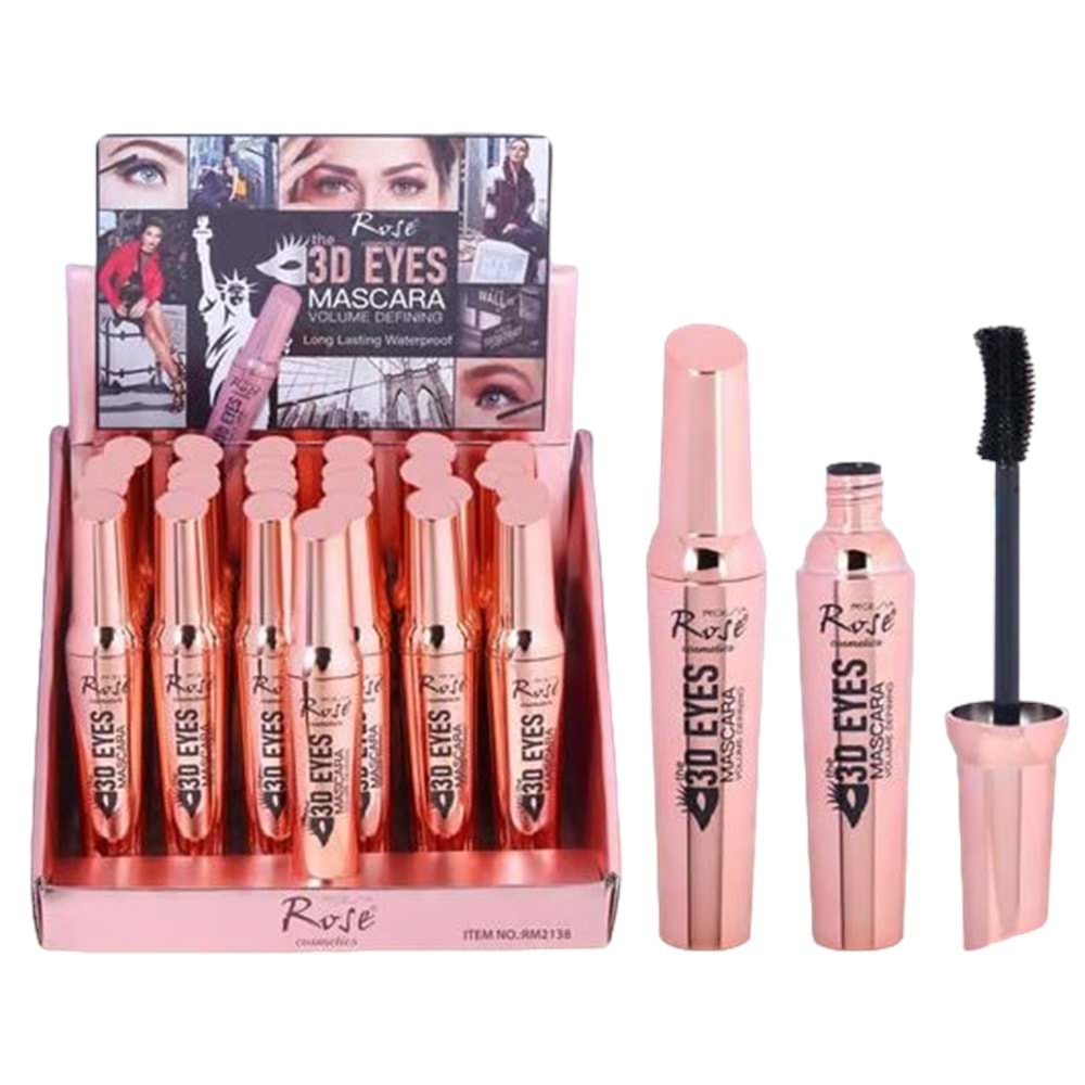 Rose 3d Eyes Volume Defining Mascara Rm2138 24*