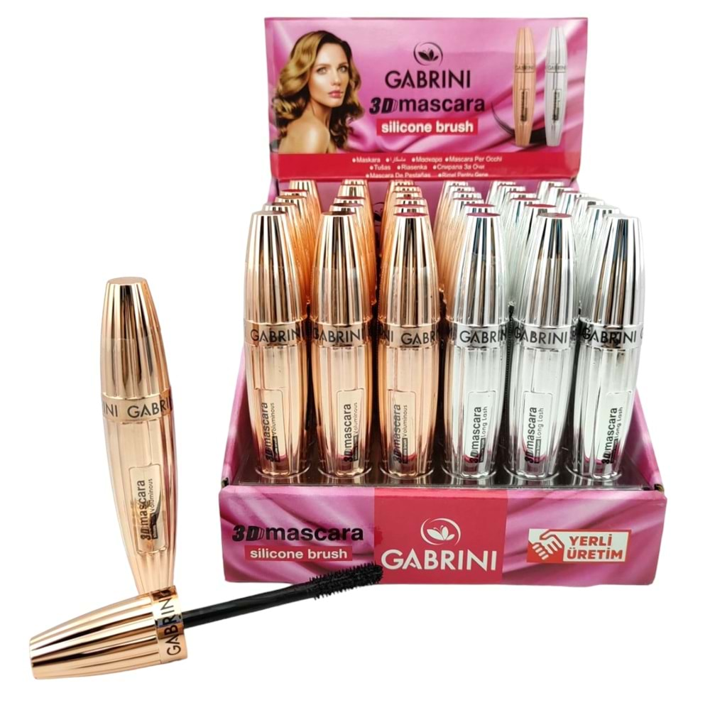 Gabrini 3d Mascara Silikone Brush 2 Renk 36*