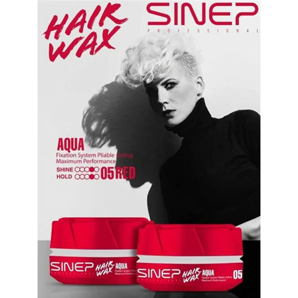 Sınep Hair Wax 05 Aqua Red