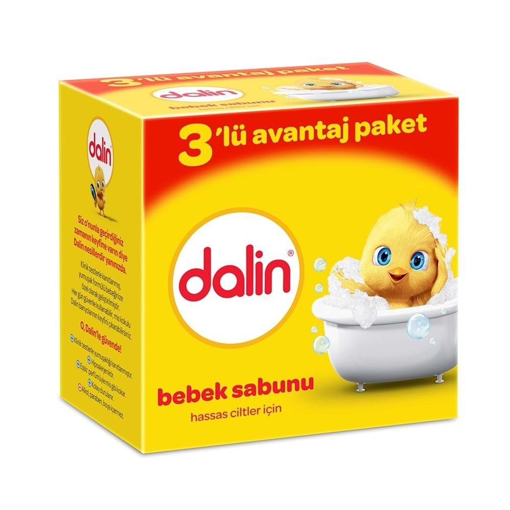 Dalin Bebek Sabunu 3lü Paket 4*