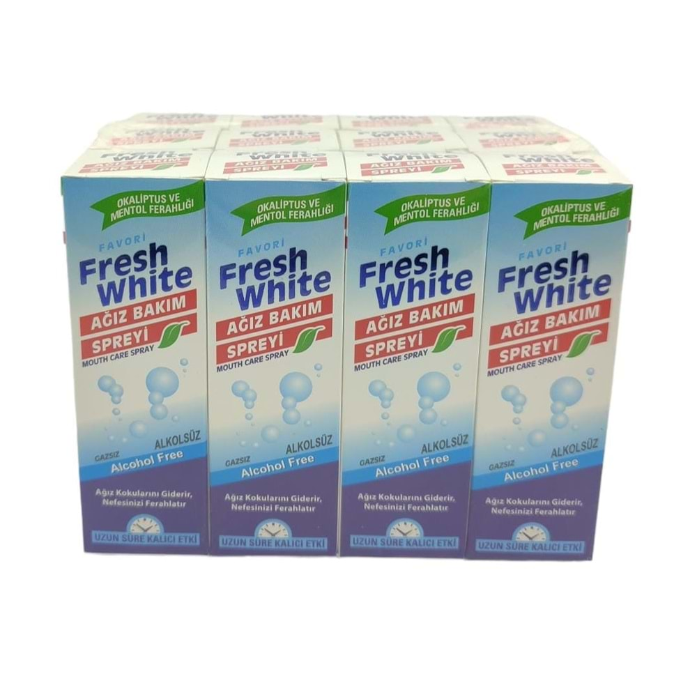 Fresh White Ağız Bakım Sprey 30 Ml 12*