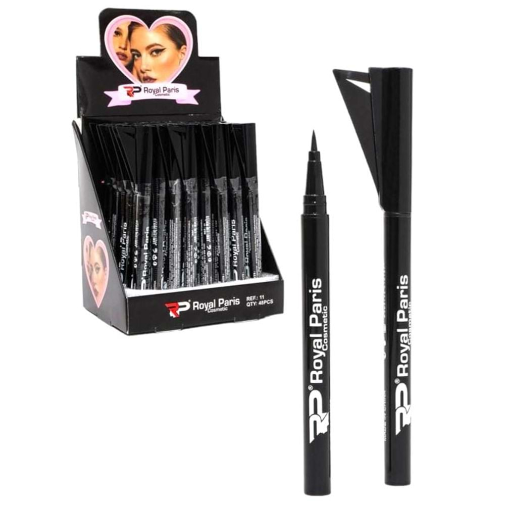 RP Royal Paris Çekme Aparatlı Kalem Likit Eyeliner Ref11 48*