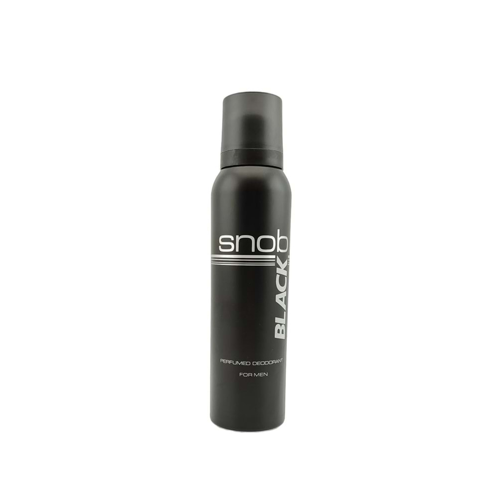 Snob Deodorant 150 Ml Black