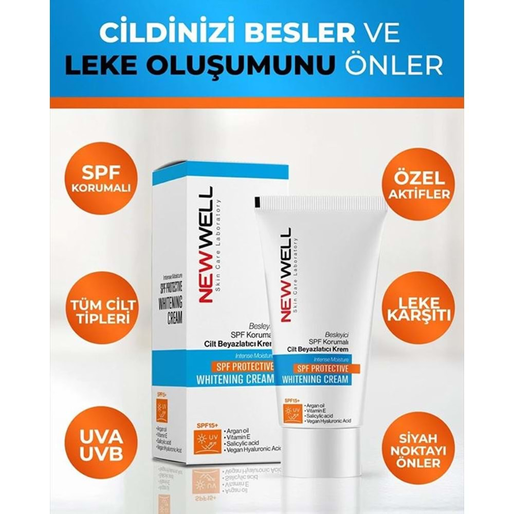 New Well Besleyici Cilt Beyazlatıcı Krem