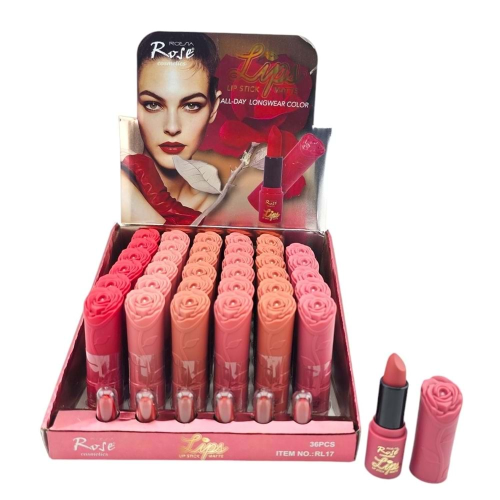 Rose Lips All-Day Gül Ruj Rl17 36*