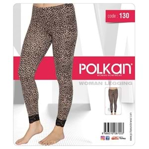 Polkan 130 Leoparlı Bilek Detaylı Tayt