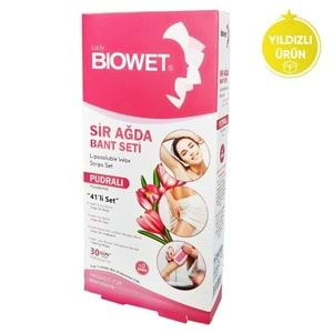 Biowet Sir Ağda Bant Seti 41'li Pudralı