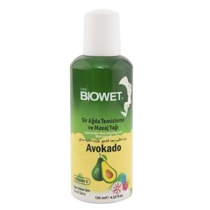 Biowet Ağda Temizleme-Masaj Yağı 125 Ml Avokado