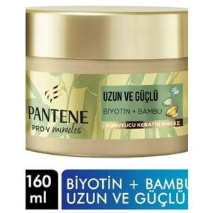 Pantene Saç Maskesi 160ml Biyotin+Bambu