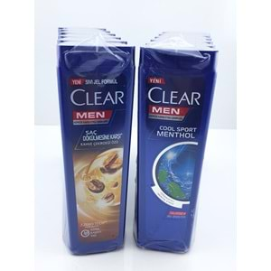 Clear Şampuan Cool Sport Mentol 180ml 6*