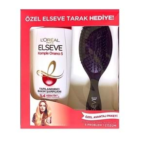 Elseve Şampaun 450ml+Tarak Hediyeli Komple Onarıcı 5