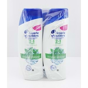 Head&Shoulders Şampuan 180 Ml Mentol Ferahlığı Kepek Karşıtı 6*