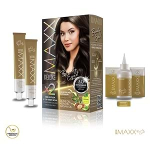 Maxx Deluxe Saç Boyası 3.0 Koyu Kahve