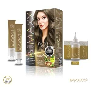 Maxx Deluxe Saç Boyası 8.11 Yoğun Küllü Açık Kumral