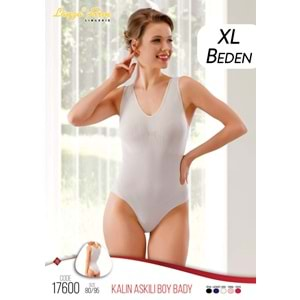 17600 Layza Form Kalın Askılı Boy Body Korse Xl