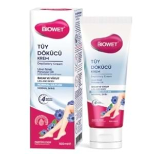 Biowet Tüy Dökücü Krem Normal Ciltler Women 100ml 12*