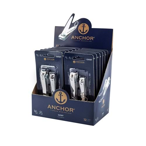 Anchor Tırnak Makası İkili Set Gx107 12*