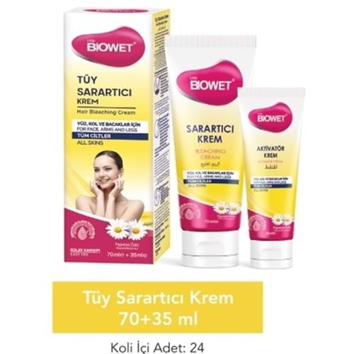 Biowet Tüy Sarartıcı Krem