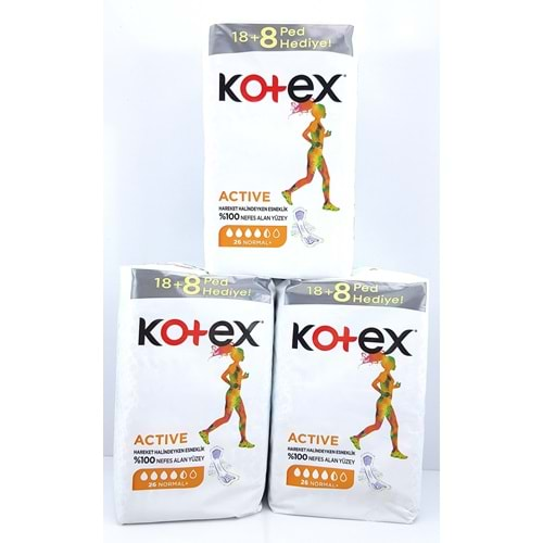 Kotex Ped Active 18+8 Normal