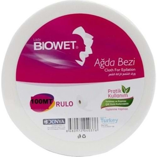 Biowet Ağda Bezi 100 Mt Rulo