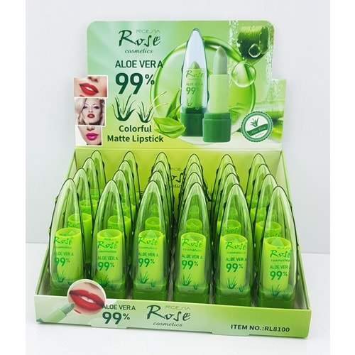 Rose Aloevera Özlü Sihirli Ruj Rl8100 24*