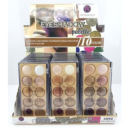 Ronassi Eyeshadow 10 Color Göz Farı Rns-016 24*