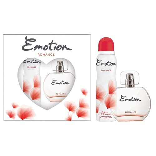 Emotion Romance Kadın Parfüm Edt 50 Ml + Deodorant 150 Ml Set