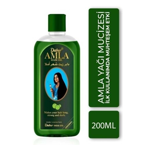 Dabur Amla Saç Bakım Yağı Orıgınal 200ml