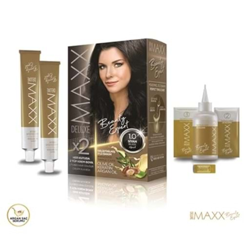 Maxx Deluxe Saç Boyası 1.0 Siyah