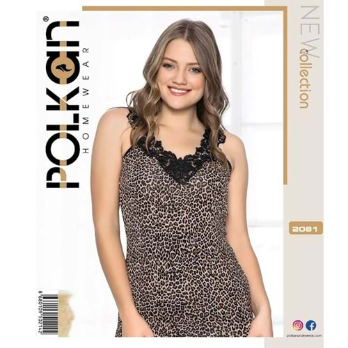 Polkan Modelli Atlet Standart Beden Leopar 2081