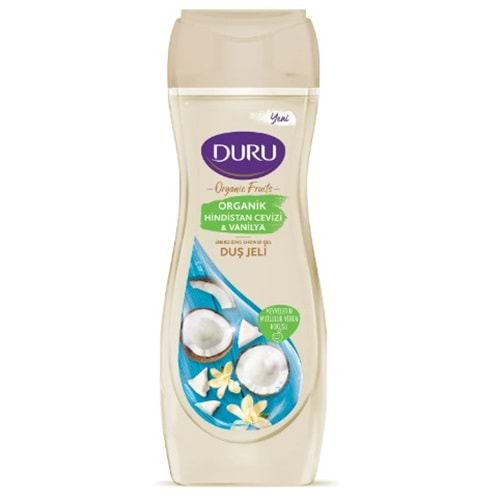 Duru Duş Jeli 450 Ml Organik Hindistan Cevizi&Vanilya