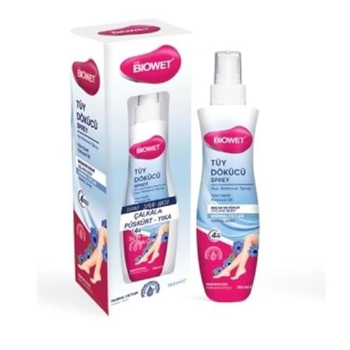 Biowet For Women Tüy Dökücü Gazsız Sprey Normal Ciltler 150 Ml