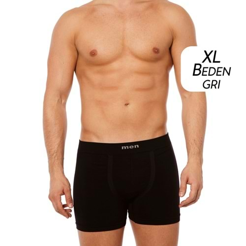 600 Layza Form Erkek Boxer Dikişsiz Gri XL