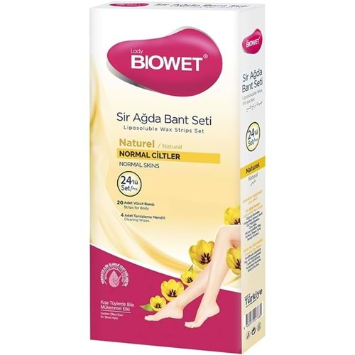 Biowet Sir Ağda Bant Seti 24lü Naturel 6*