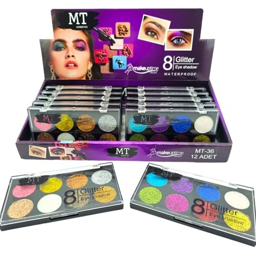 Mt 8li Glıtter Eye Shadow Mt-36 12*