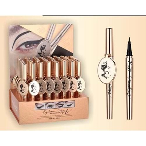 Rose Aynalı Kalem Eyeliner Kalem Likit Re-04 48*